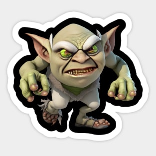 green giant-green goblin Sticker